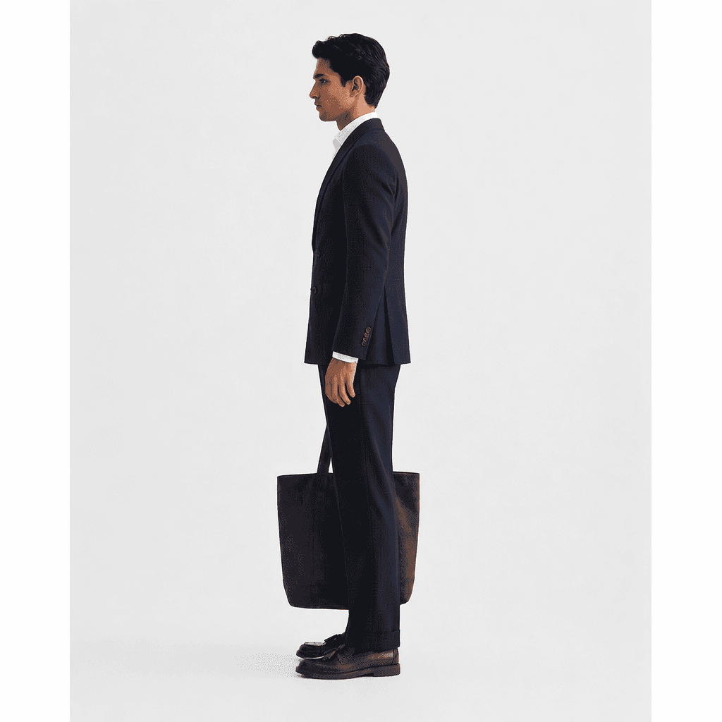 Double Breasted Off Duty Suit