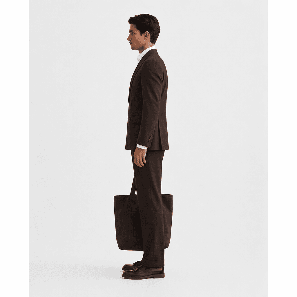 Double Breasted Off Duty Suit
