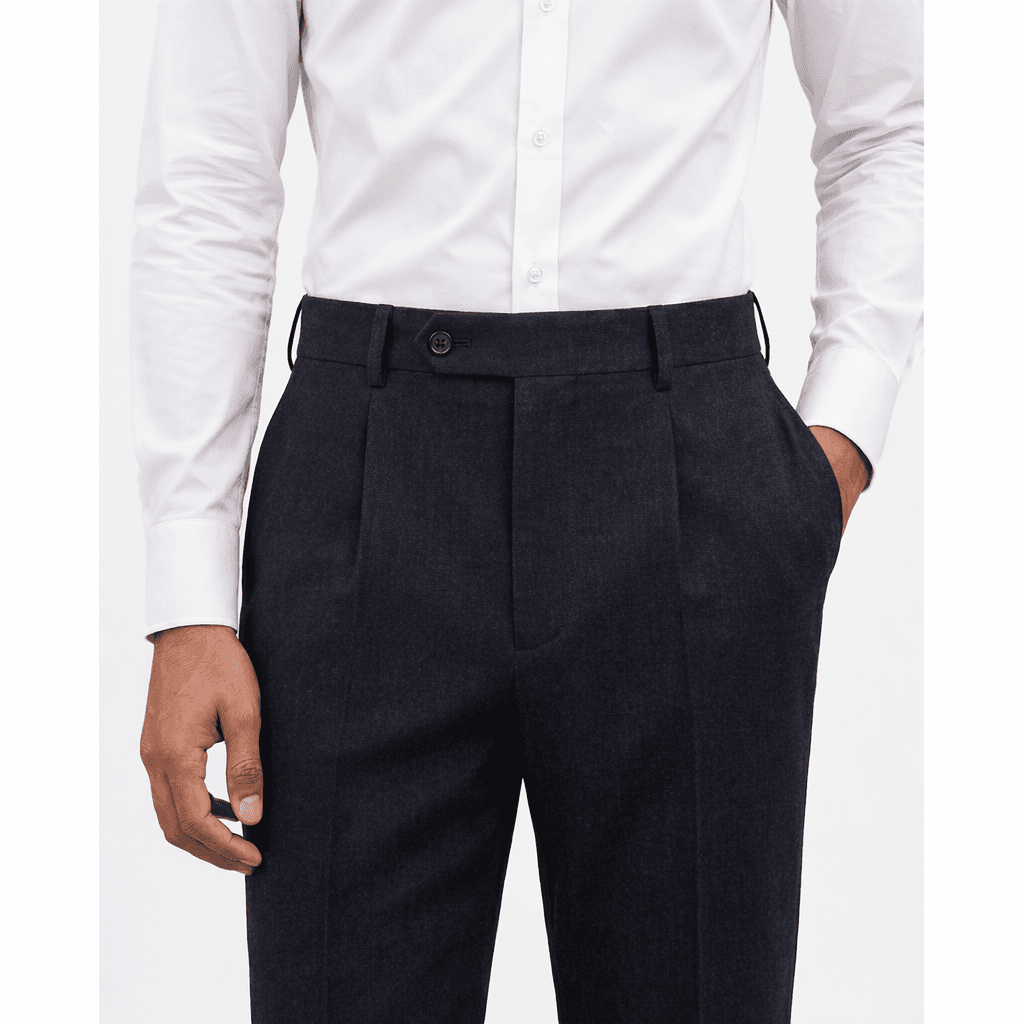 Single Pleated First Impression Pants