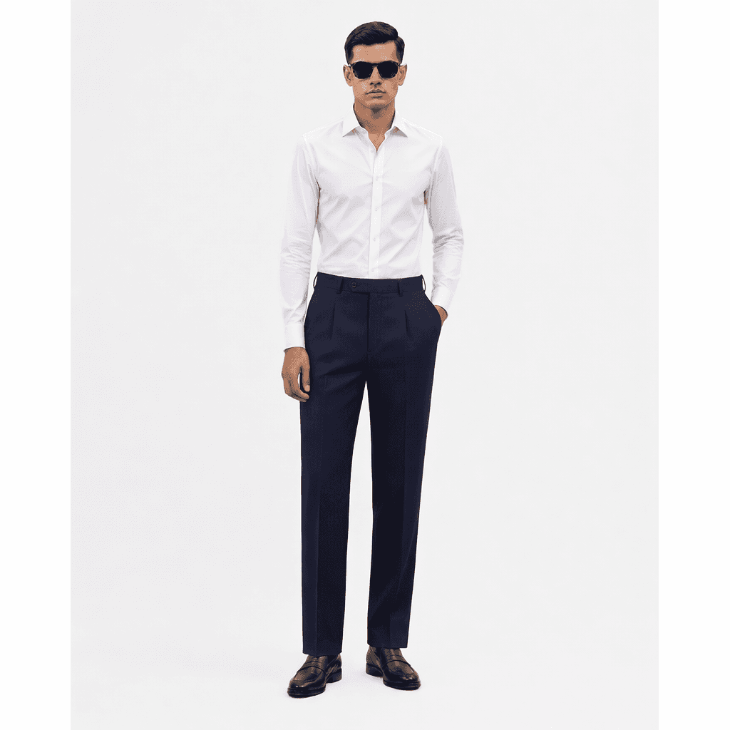 Single Pleated First Impression Pants
