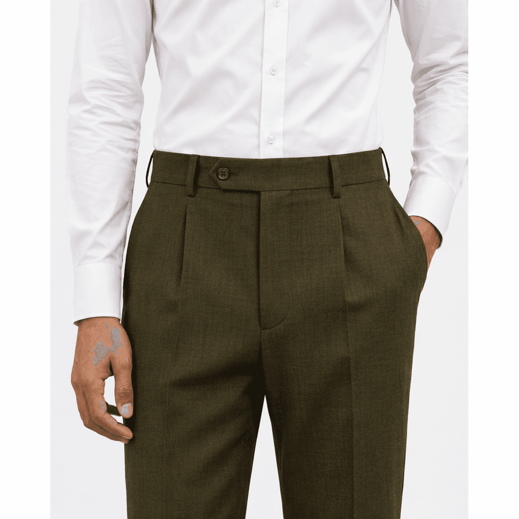 Single Pleated First Impression Pants